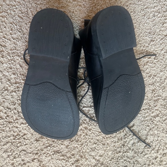 Women's Ankle Boots Oxford Shoes Wide Toe Box Lace up Genuine Leather Handmade - Picture 8 of 10